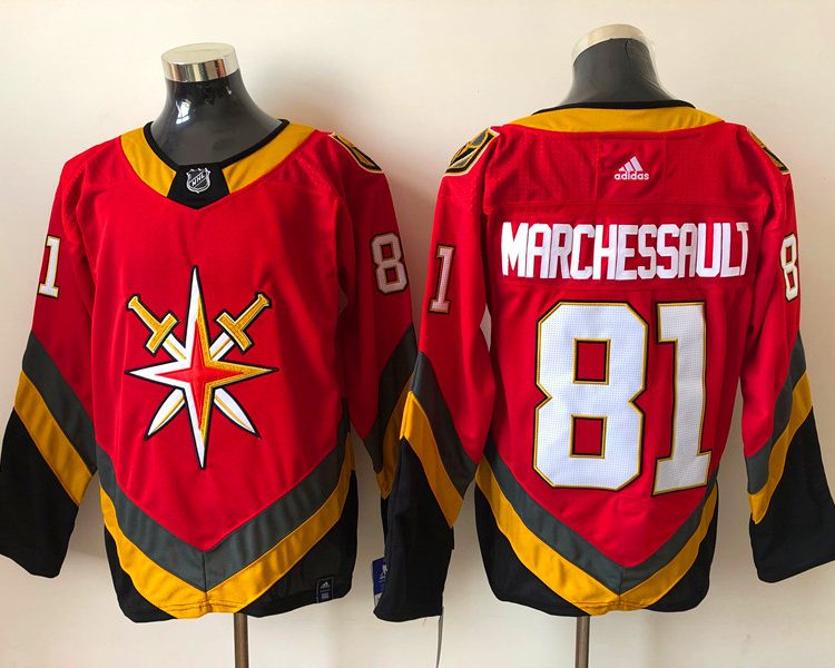 Men's Vegas Golden Knights Jonathan Marchessault #81 Red Breakaway Jersey
