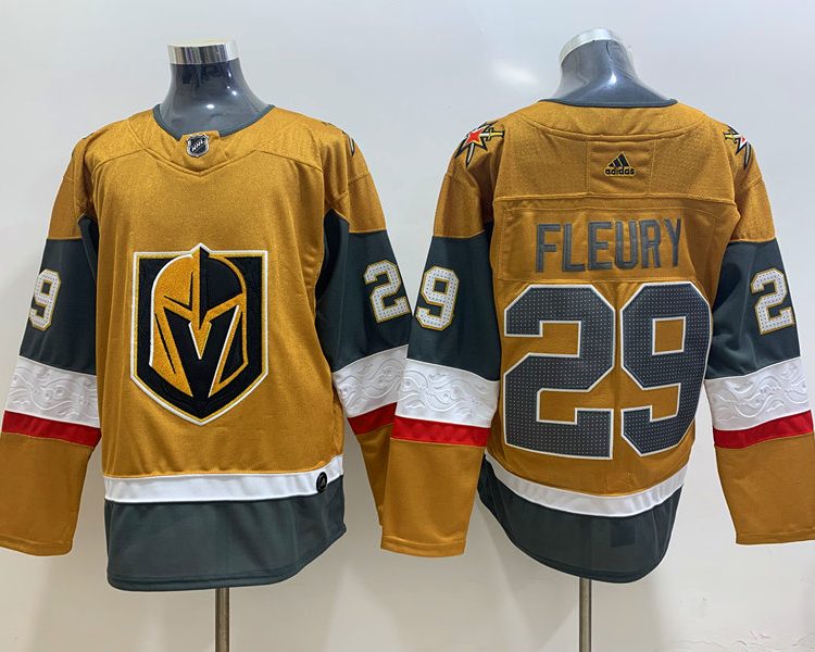 Men's Vegas Golden Knights Marc-Andre Fleury #29 Gold Breakaway Jersey