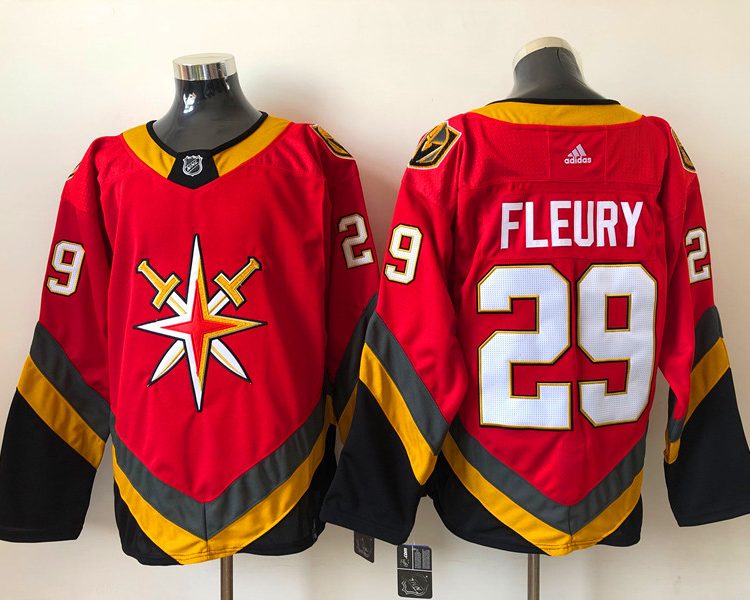 Men's Vegas Golden Knights Marc-Andre Fleury #29 Red Breakaway Jersey