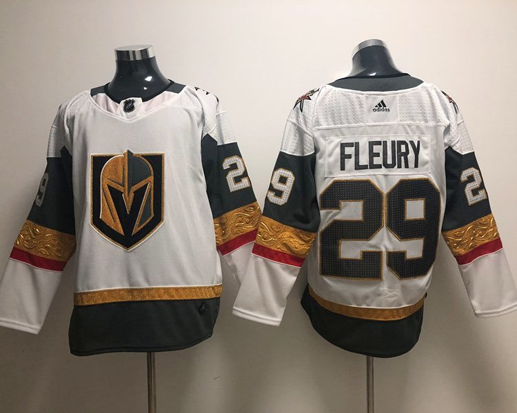 Men's Vegas Golden Knights Marc-Andre Fleury #29 White Breakaway Jersey