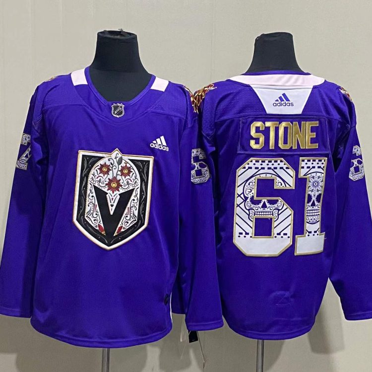 Men's Vegas Golden Knights Mark Stone #61 Blue Breakaway Jersey