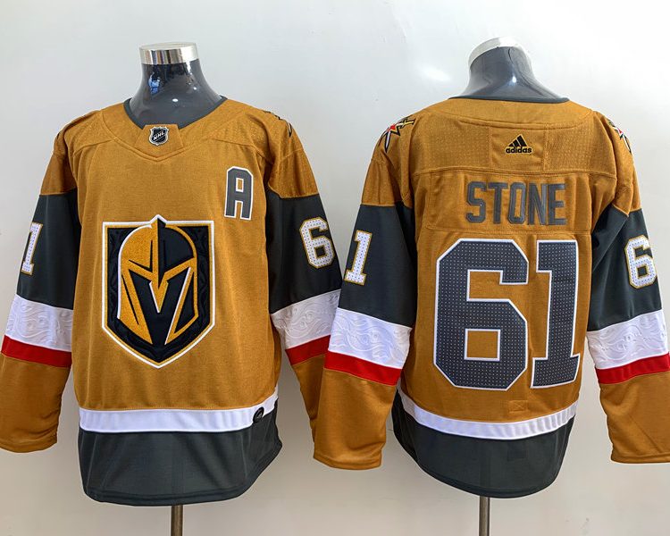Men's Vegas Golden Knights Mark Stone #61 Gold Breakaway Jersey