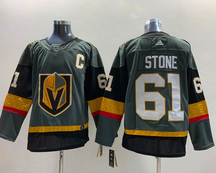 Men's Vegas Golden Knights Mark Stone #61 Gray Breakaway Jersey