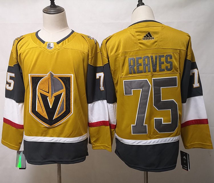 Men's Vegas Golden Knights Ryan Reaves #75 Gold Breakaway Jersey