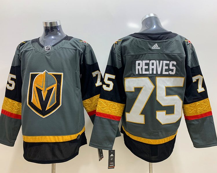 Men's Vegas Golden Knights Ryan Reaves #75 Gray Breakaway Jersey