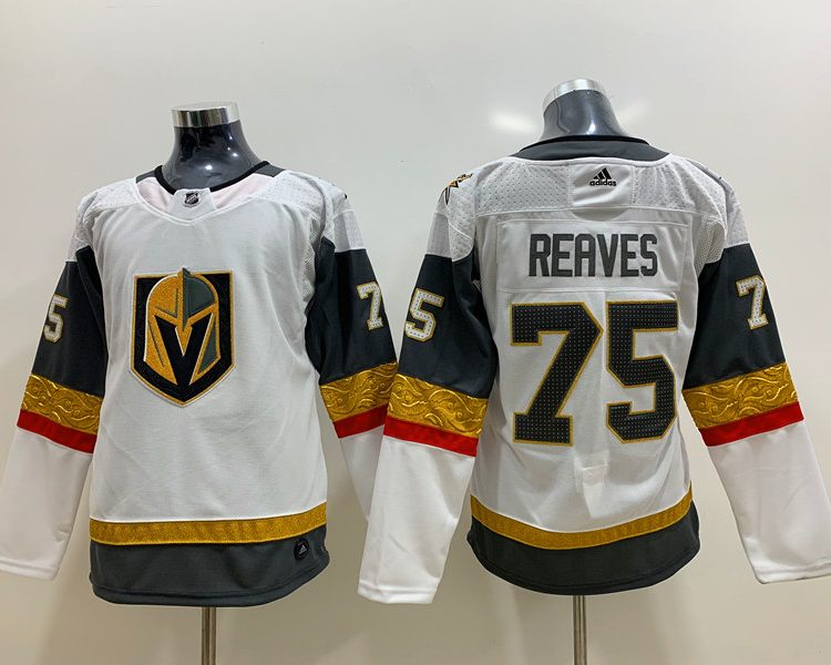 Men's Vegas Golden Knights Ryan Reaves #75 White Breakaway Jersey