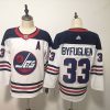 Men's Winnipeg Jets Dustin Byfuglien #33 White Home Breakaway Jersey