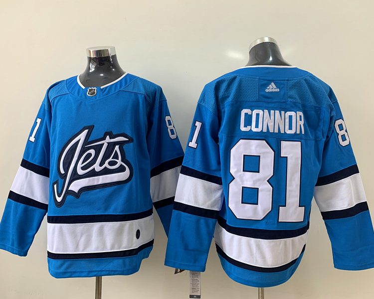 Men's Winnipeg Jets Kyle Connor #81 Blue Jersey