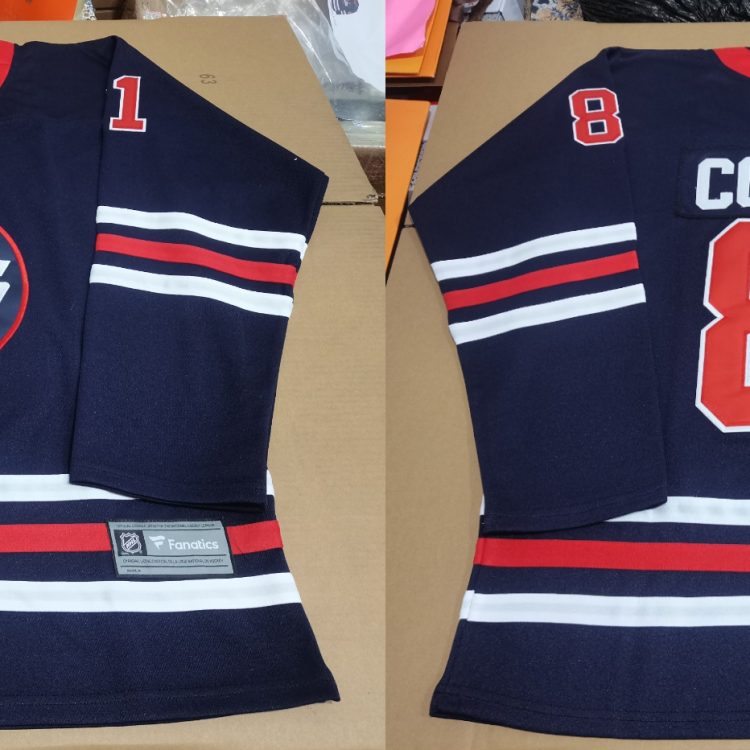 Men's Winnipeg Jets Kyle Connor #81 Blue jersey