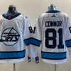 Men's Winnipeg Jets Kyle Connor #81 White Jersey