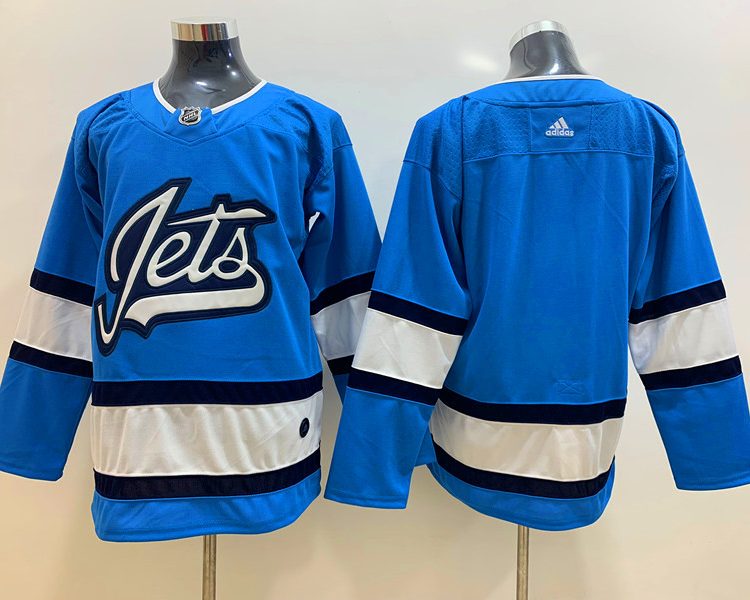 Men's Winnipeg Jets Light Blue Blank Jersey