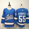 Men's Winnipeg Jets Mark Scheifele #55 Blue Jersey