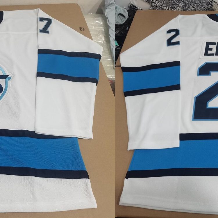 Men's Winnipeg Jets NikolaJ Ehlers #27 White jersey