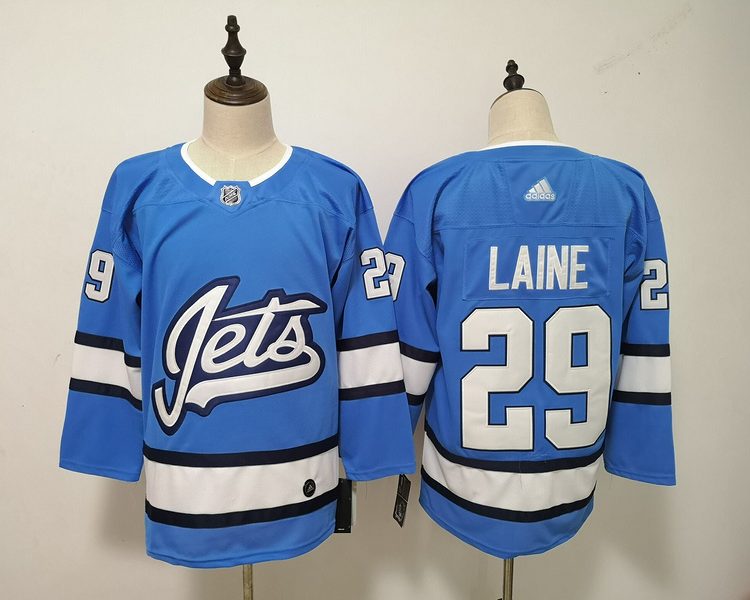 Men's Winnipeg Jets Patrick Laine #29 Blue Home Breakaway Jersey