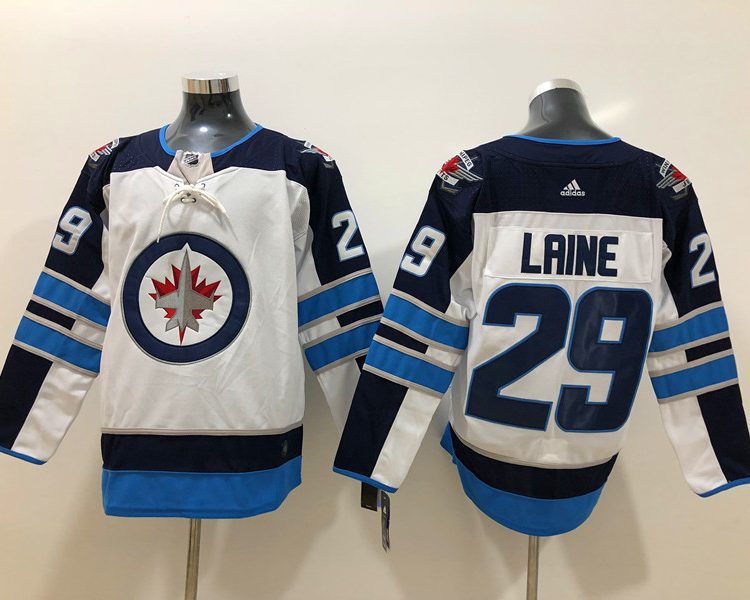 Men's Winnipeg Jets Patrick Laine #29 White Home Breakaway Jersey