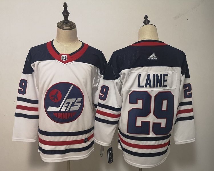 Men's Winnipeg Jets Patrick Laine #29 White Jersey