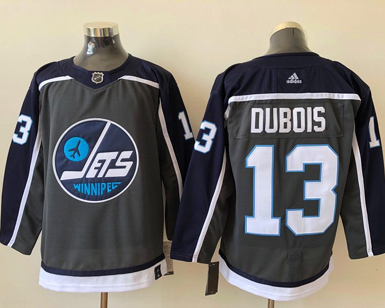Men's Winnipeg Jets Pierre-Luc Dubois #13 Gray Jersey