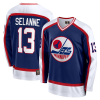 Men's Winnipeg Jets Teemu Selanne #13 Blue Jersey