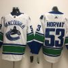 Men's Vancouver Canucks Bo Horvat #53 White Breakaway Jersey