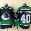 Men's Vancouver Canucks Elias Pettersson #40 Black Breakaway Jersey