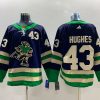 Men's Vancouver Canucks Quinn Hughes #43 Blue Breakaway Jersey