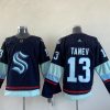 Men's Seattle Kraken Brandon Tanev #13 Deep Sea Blue Home Breakaway Jersey