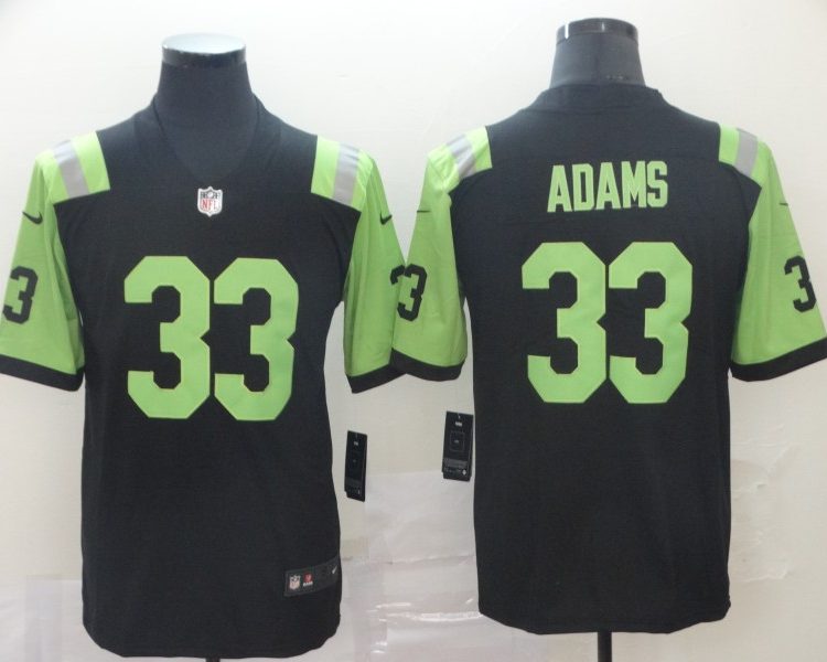 Men's New York Jets Jamal Adams #33 Black City Edition Jersey