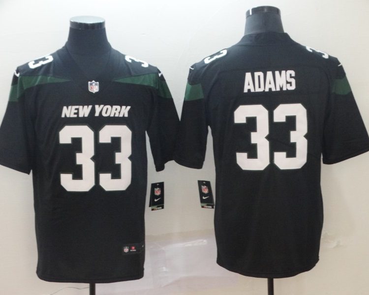 Men's New York Jets Jamal Adams #33 Black Jersey