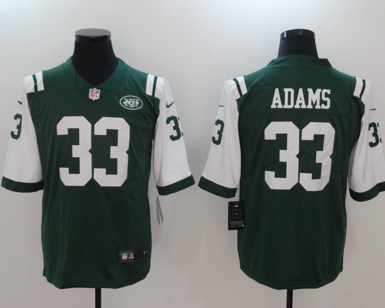 Men's New York Jets Jamal Adams #33 Green Jersey