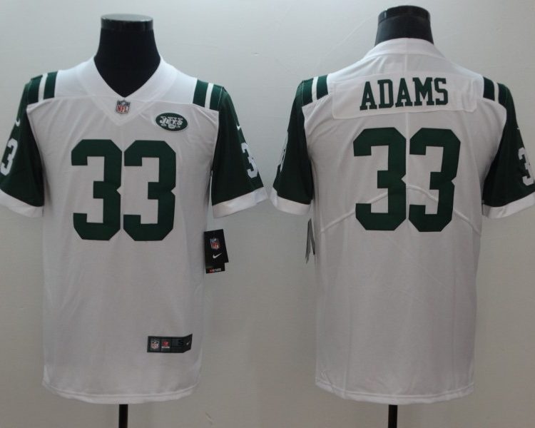 Men's New York Jets Jamal Adams #33 White Jersey