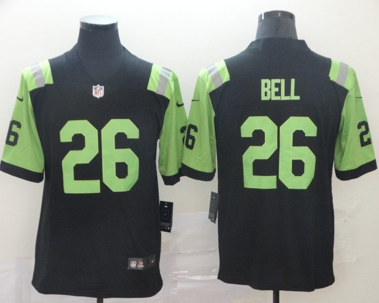 Men's New York Jets Le'Veon Bell #26 Black City Edition Jersey