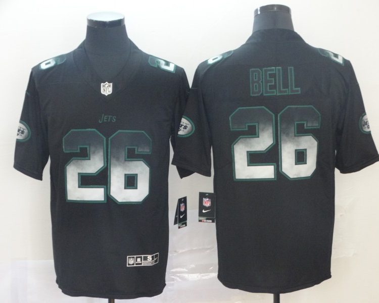 Men's New York Jets Le'Veon Bell #26 Black Jersey