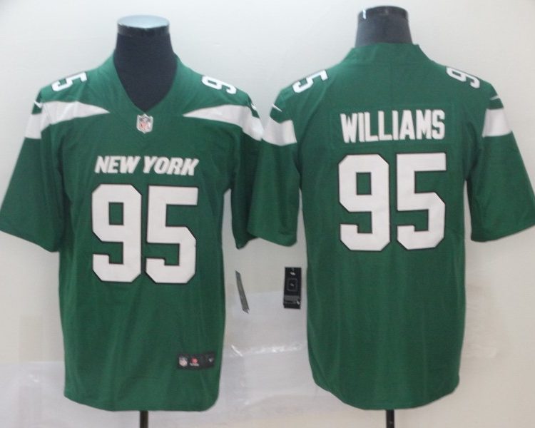 Men's New York Jets Quinnen Williams Green Jersey
