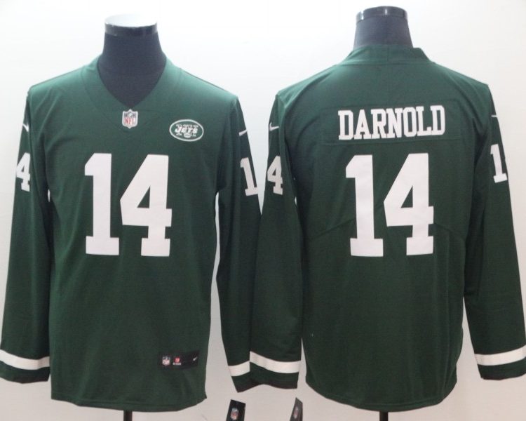 Men's New York Jets Sam Darnold #14 Green Jersey