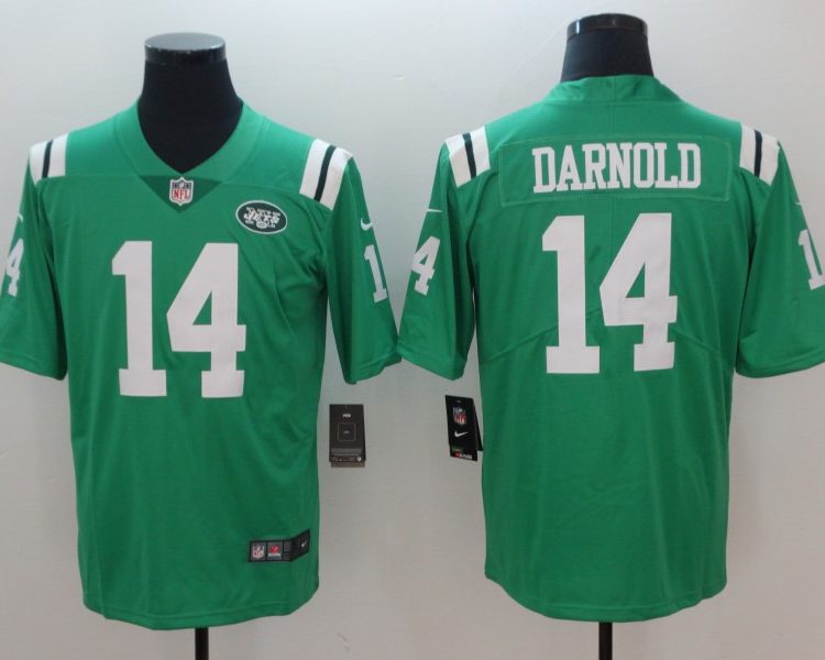 Men's New York Jets Sam Darnold #14 Green Jersey