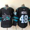 Men's San Jose Sharks Tomas Hertl #48 Black Breakaway Jersey