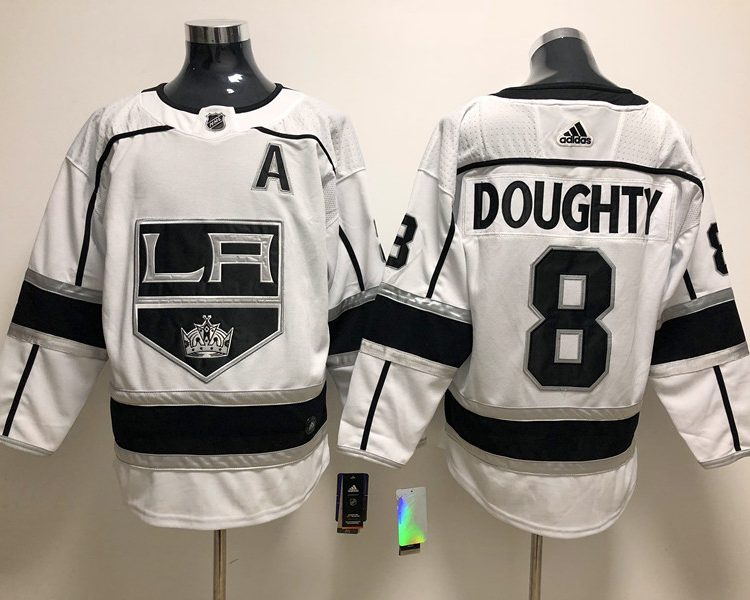 Men's Los Angeles Kings Drew Doughty #8 White Home Breakaway Jersey
