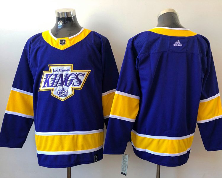 Men's Los Angeles Kings Purple 2021/22 Alternate Primegreen Authentic Blank Jersey