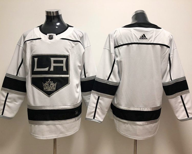 Men's Los Angeles Kings White Breakaway Away Blank Jersey