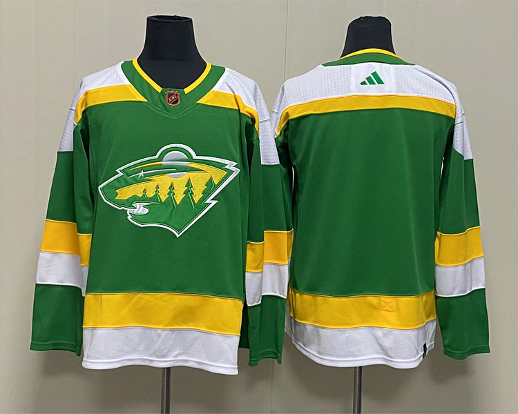 Men's Minnesota Wild Green Alternate Premier Breakaway Blank Jersey
