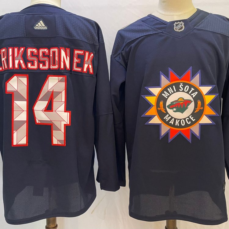 Men's Minnesota Wild Joel Eriksson Ek #14 Black Breakaway Jersey