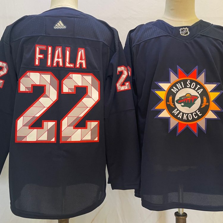 Men's Minnesota Wild Kevin Fiala #22 Black Breakaway Jersey