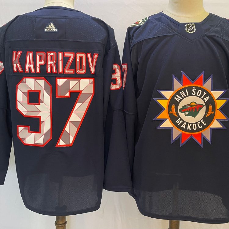 Men's Minnesota Wild Kirill Kaprizov #97 Black Breakaway Jersey