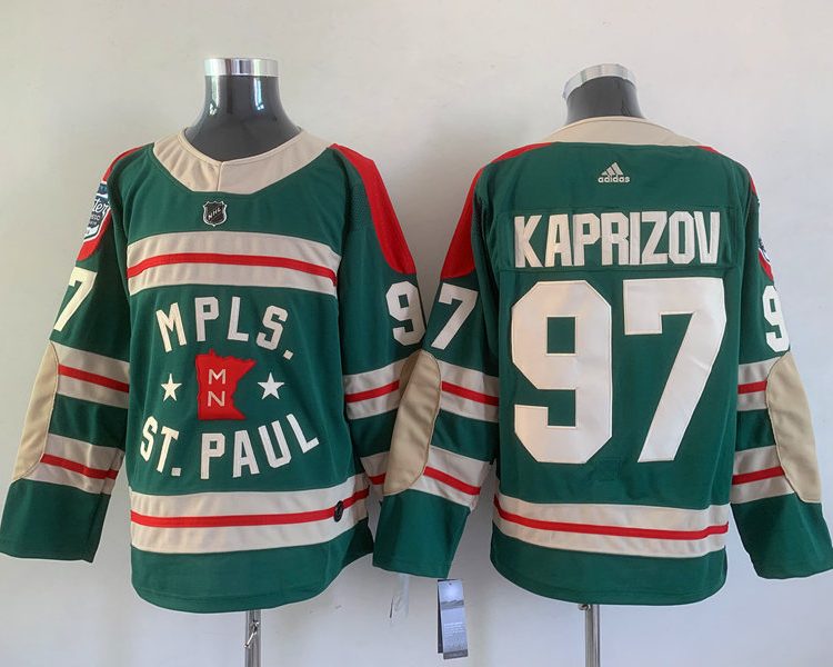 Men's Minnesota Wild Kirill Kaprizov #97 Green Breakaway Jersey