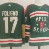 Men's Minnesota Wild Marcus Foligno #17 Green Breakaway Jersey