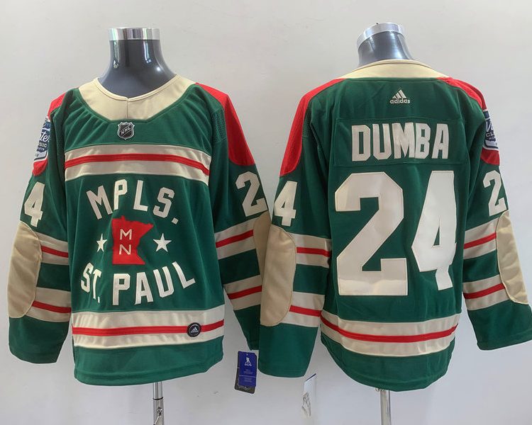 Men's Minnesota Wild Matt Dumba #24 Green Breakaway Jersey