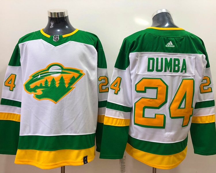 Men's Minnesota Wild Matt Dumba #24 White Breakaway Jersey