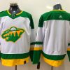Men's Minnesota Wild White Blank Jersey