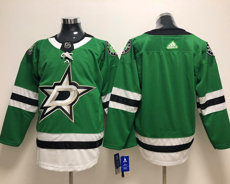 Men's Dallas Stars Green Breakaway Home Blank Jersey