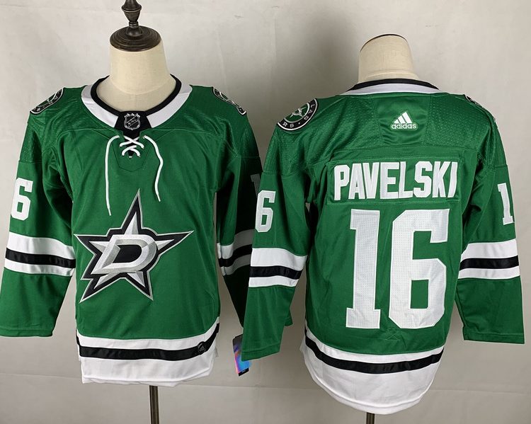 Men's Dallas Stars Joe Pavelski #16 Kelly Green Breakaway Home Jersey